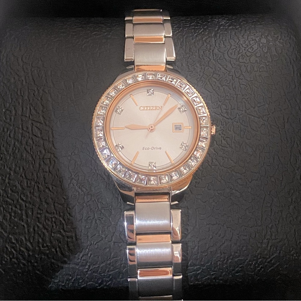 CITIZEN Women's
Silhouette Crystal Series Two-Tone
Stainless Steel Watch